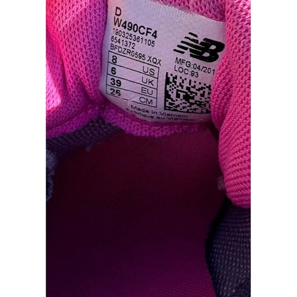 New Balance Women’s 490 Running Shoes – Size 8 D – Gray (W490CF4) Speed - Picture 8 of 8